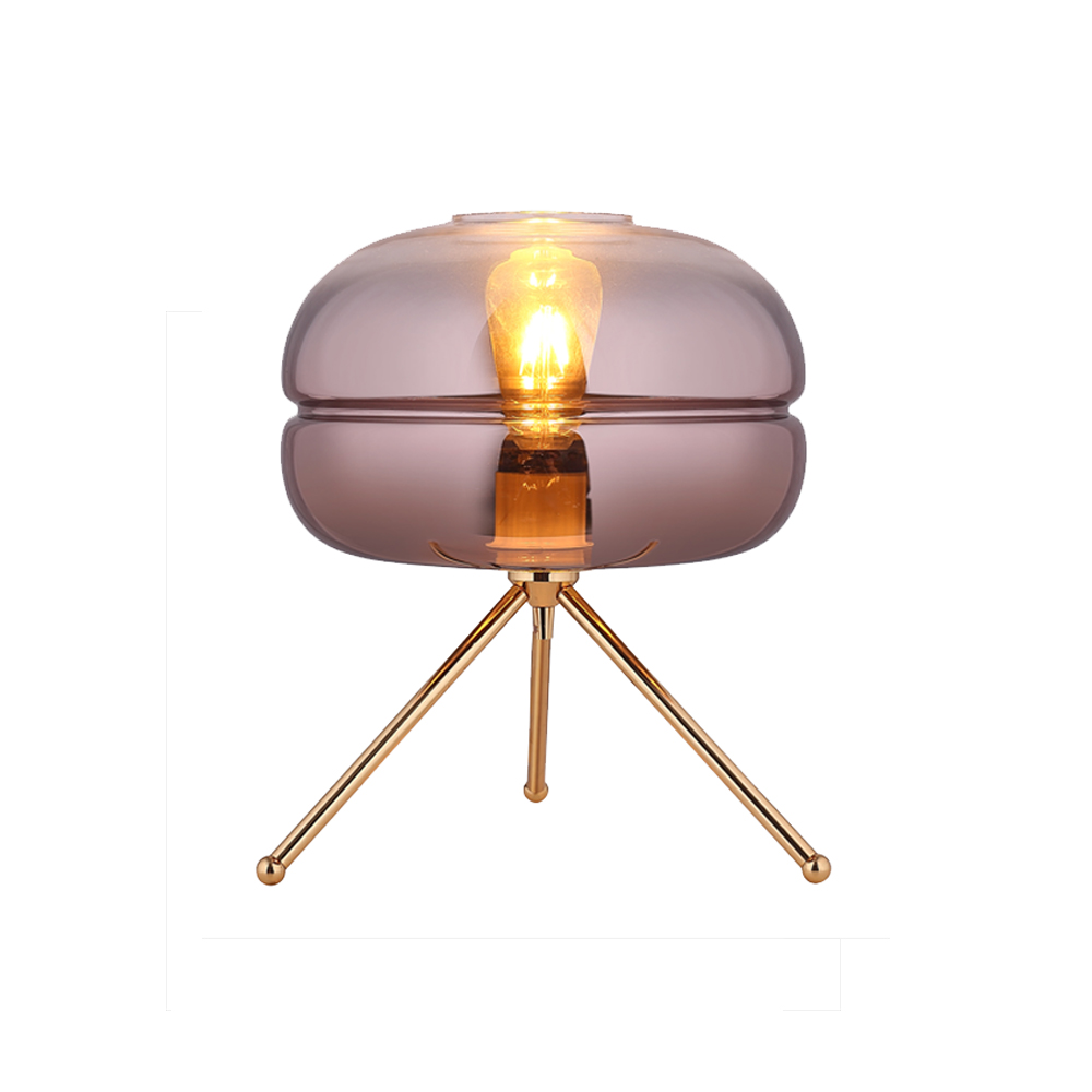 Luminária de Chão / Mesa Estilo Lampião Grande Fumê